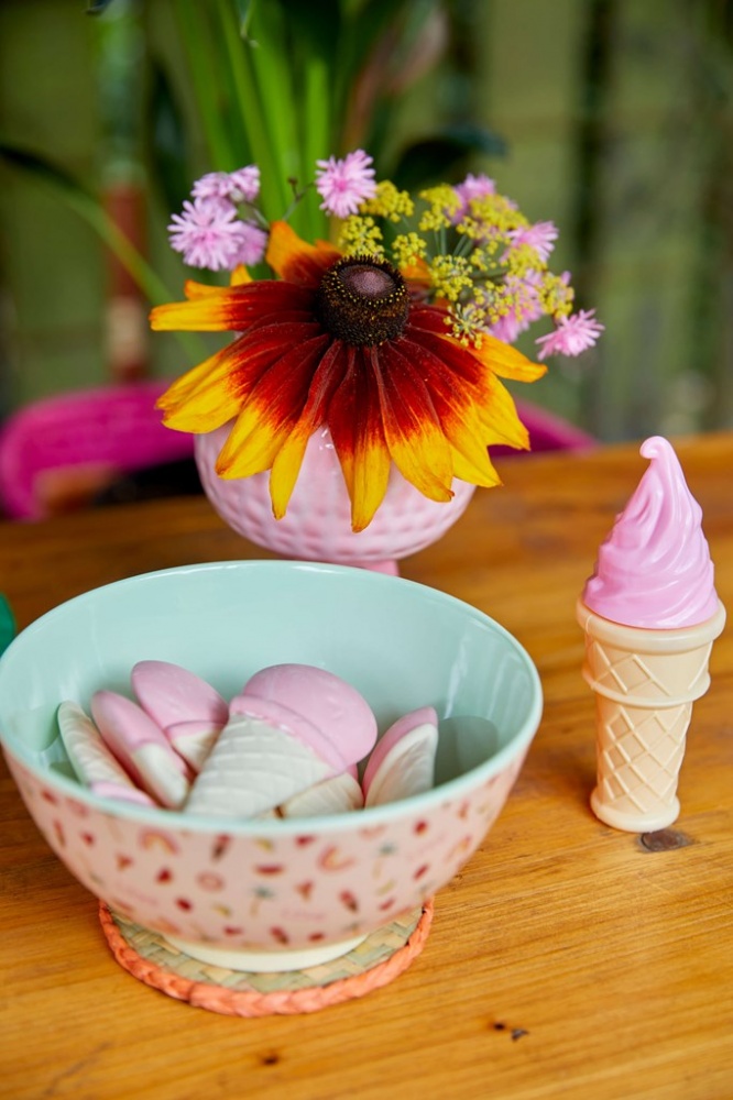 Flamingo Pink Metal Flower Pot By Rice DK